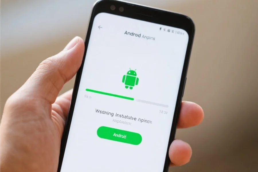 安卓手机正在安装新币App