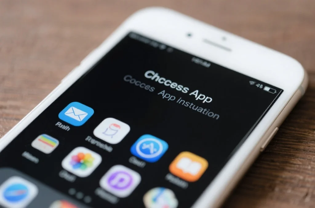 新币App成功安装并运行的智能手机界面